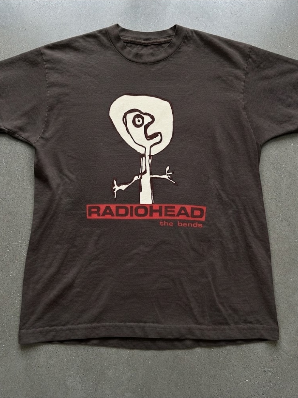 Surreal Art Figure Graphic Brown Cotton Gildan T-Shirt Casual Tee